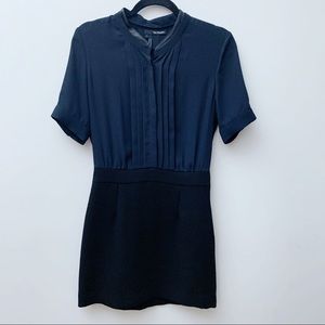 The Kooples Mini Dress with Leather Collar